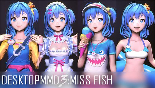 DesktopMMD3:Miss Fish