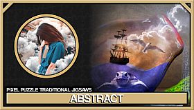 Pixel Puzzles Traditional Jigsaws Pack: Abstract