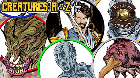 Fantasy Grounds - Creatures A-Z, Volume 9 (Token Pack) DLC
