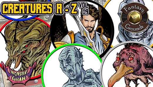 Fantasy Grounds - Creatures A-Z, Volume 9 (Token Pack)