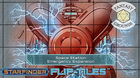 Fantasy Grounds - Starfinder FlipTiles - Space Station Emergency Expansion DLC