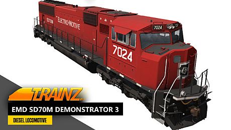 Trainz 2022 DLC - EMD SD70M Demonstrator 3 DLC
