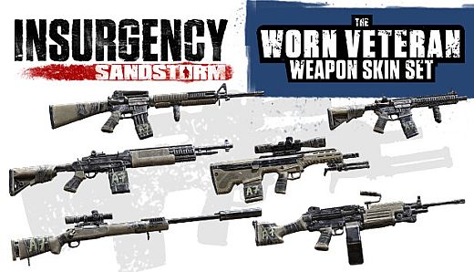 Insurgency: Sandstorm - Worn Veteran Weapon Skin Set