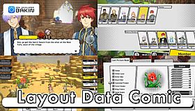 RPG Developer Bakin Layout Data Comic