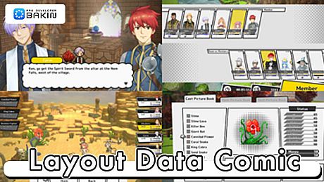 RPG Developer Bakin Layout Data Comic DLC