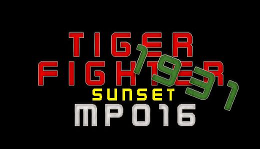 Tiger Fighter 1931 Sunset MP016
