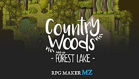 RPG Maker MZ - Country Woods Add-on Forest Lake