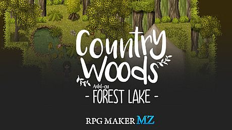 RPG Maker MZ - Country Woods Add-on Forest Lake DLC