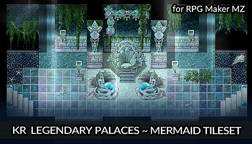 RPG Maker MZ - KR Legendary Palaces - Mermaid Tileset