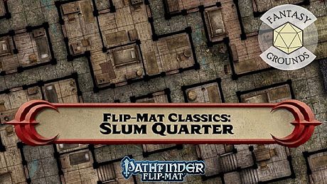 Fantasy Grounds - Pathfinder RPG - Pathfinder Flip-Mat - Classic Slum Quarter DLC