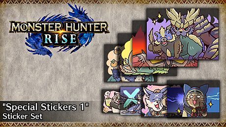 MONSTER HUNTER RISE - "Special Stickers 1" Sticker set DLC