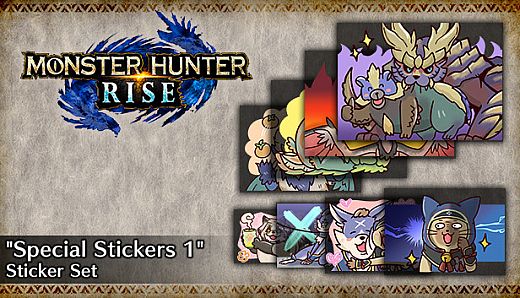 MONSTER HUNTER RISE - "Special Stickers 1" Sticker set