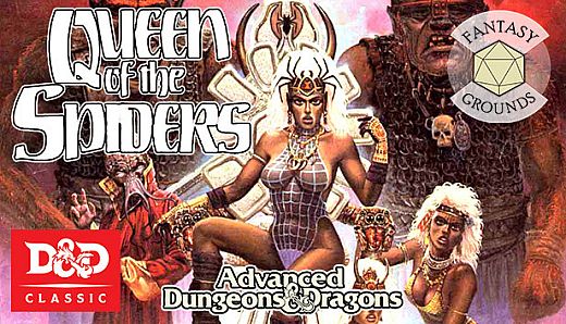 Fantasy Grounds - D&D Classics: Queen of the Spiders (GDQ1-7)