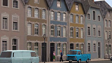 Modellset 1 - Bahnhof, Häuser, Scheunen DLC