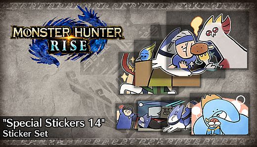 Monster Hunter Rise - "Special Stickers 14" sticker set