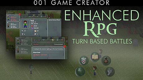 001 Game Creator - Enhanced RPG (Turn-Based Battles) DLC
