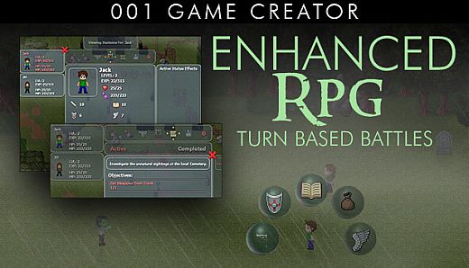 001 Game Creator - Enhanced RPG (Turn-Based Battles)