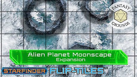 Fantasy Grounds - Starfinder Flip-Tiles - Alien Planet Moonscape Expansion DLC