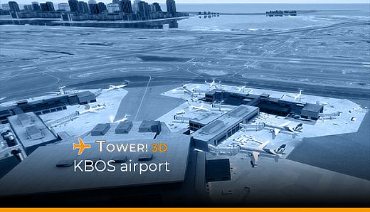 Tower!3D - KBOS airport