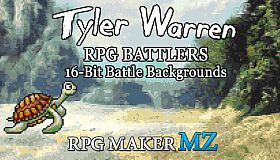RPG Maker MZ - Tyler Warren RPG Battlers - 16 Bit Battle Backgrounds