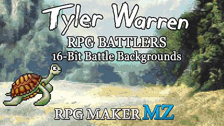 RPG Maker MZ - Tyler Warren RPG Battlers - 16 Bit Battle Backgrounds DLC