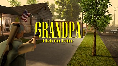Grandpa High on Retro Game