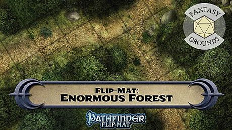Fantasy Grounds - Pathfinder RPG - Pathfinder Flip-Mat: Enormous Forest DLC