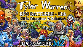 RPG Maker MZ - Tyler Warren RPG Battlers - 11th - Little Monsters and Robots 2