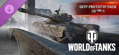 World of Tanks — 50TP prototyp Pack (Tier VIII Polish Heavy Tank) DLC
