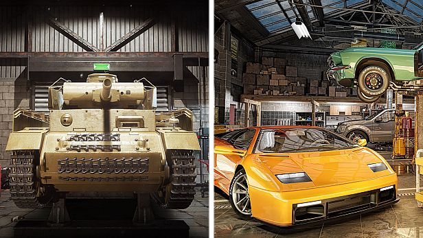 Car Mechanic Simulator 2021 & Tank Mechanic Simulator