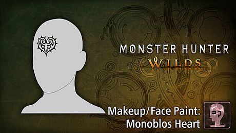 Monster Hunter Wilds - Makeup/Face Paint: Monoblos Heart DLC