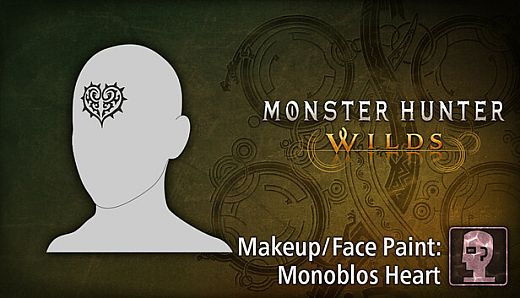 Monster Hunter Wilds - Makeup/Face Paint: Monoblos Heart