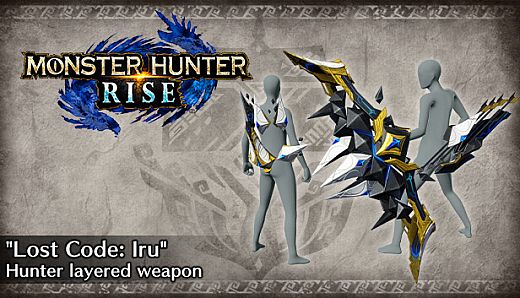 Monster Hunter Rise - "Lost Code: Iru" Hunter layered weapon (Bow)