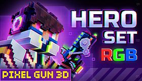 Pixel Gun 3D - RGB Hero Set DLC