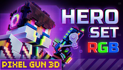 Pixel Gun 3D - RGB Hero Set DLC