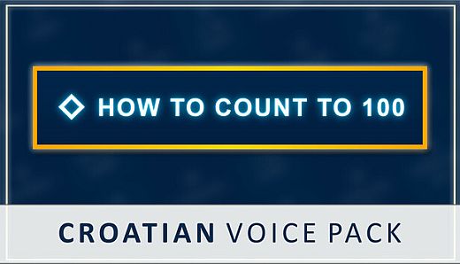 How to Count to 100 - Croatian Voice Pack