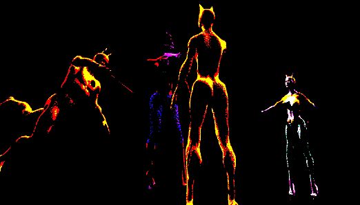 Lizard Lady vs the Cats