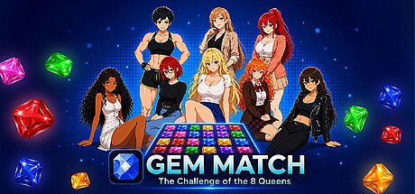 Gem Match: The Challenge of the 8 Queens