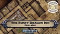 Fantasy Grounds - Pathfinder RPG - Pathfinder Flip-Mat: The Rusty Dragon Inn