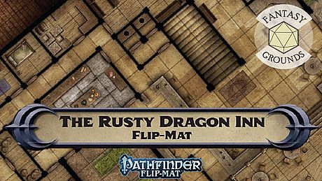 Fantasy Grounds - Pathfinder RPG - Pathfinder Flip-Mat: The Rusty Dragon Inn DLC