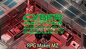 RPG Maker MZ - CyberCity Central Security Tiles