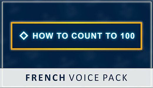 How to Count to 100 - French Voice Pack