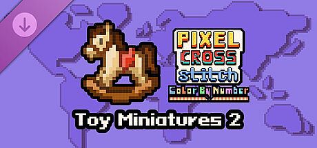 Pixel Cross Stitch - Toys Miniatures Pack 2