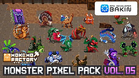 RPG Developer Bakin Mokemo Factory MONSTER PIXEL PACK Vol.5 DLC