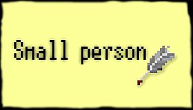 Small person