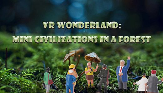 VR Wonderland: mini civilizations in a forest