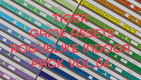 TIGER GAME ASSETS ROGUELIKE INDOOR PACK VOL.04