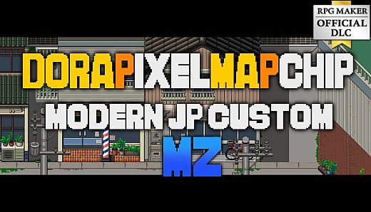 RPG Maker MZ - DorapixelMapChips - Modern JP Custom