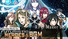 RPG Maker MZ - Frontier Works: Futuristic Heroes and BGM
