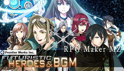 RPG Maker MZ - Frontier Works: Futuristic Heroes and BGM